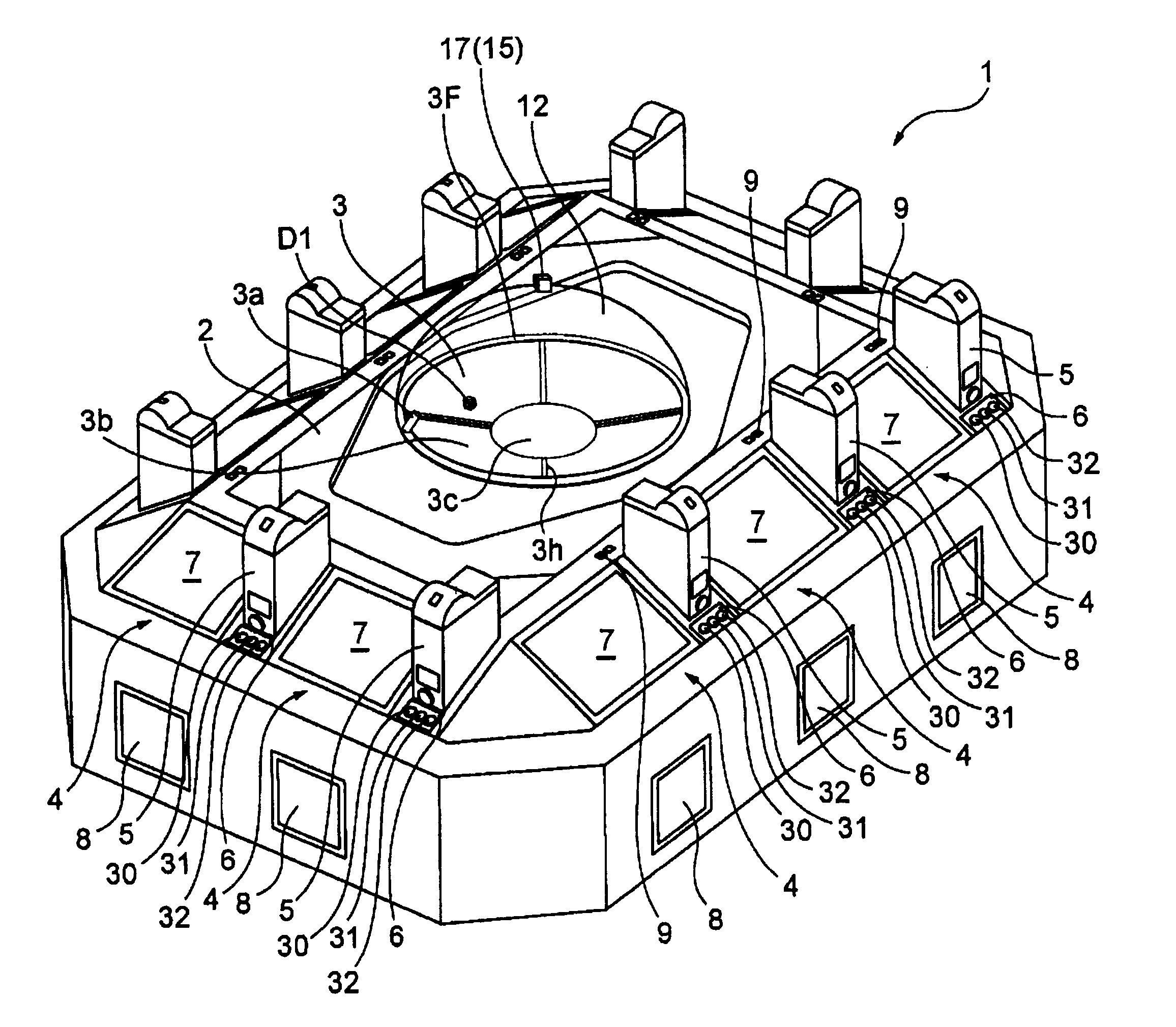 Method of controlling a dice game and gaming machine