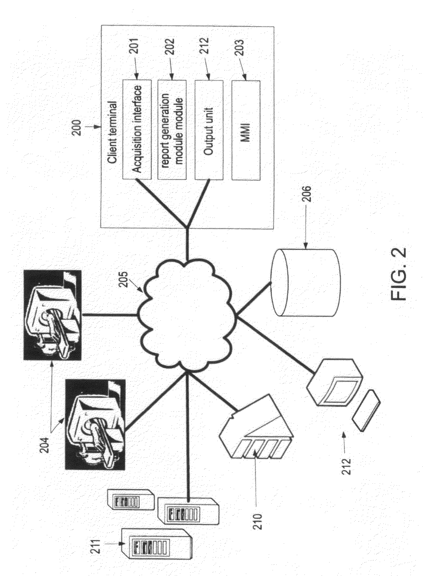 Method and system for medical imaging reporting