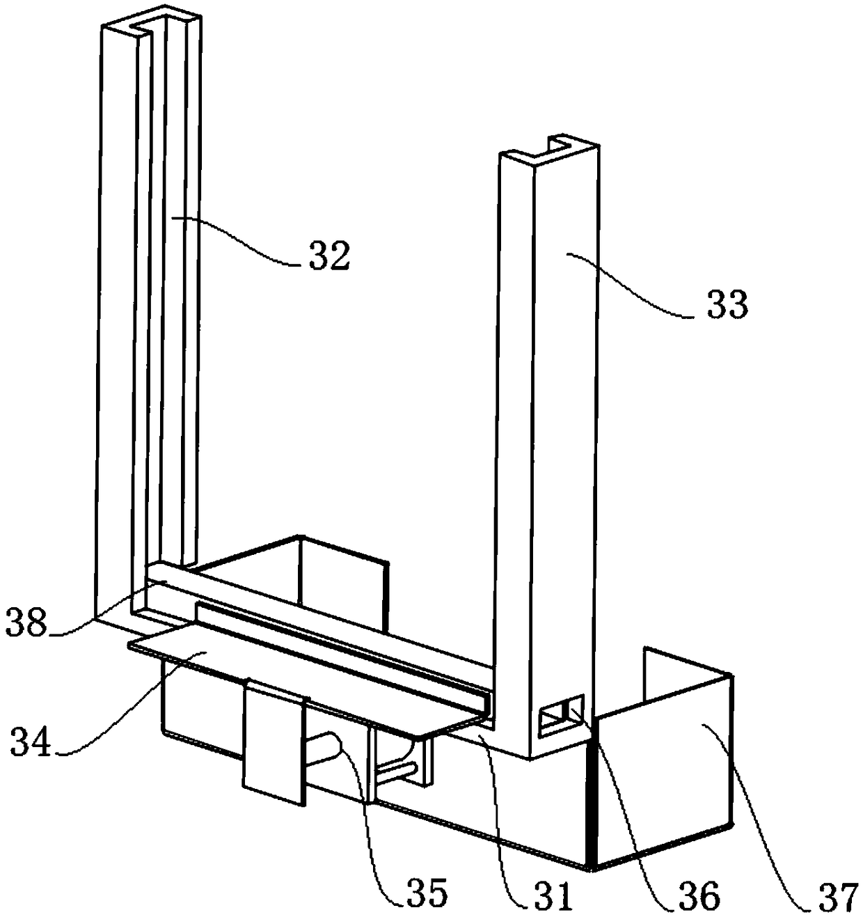 Feeding and collecting device suitable for detection of network transformer