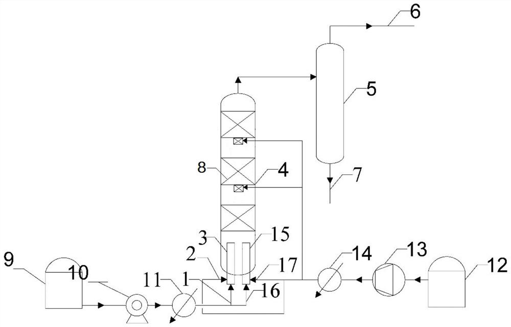 Ascending type fixed bed oil product hydrogenation micro-interface enhanced reaction system