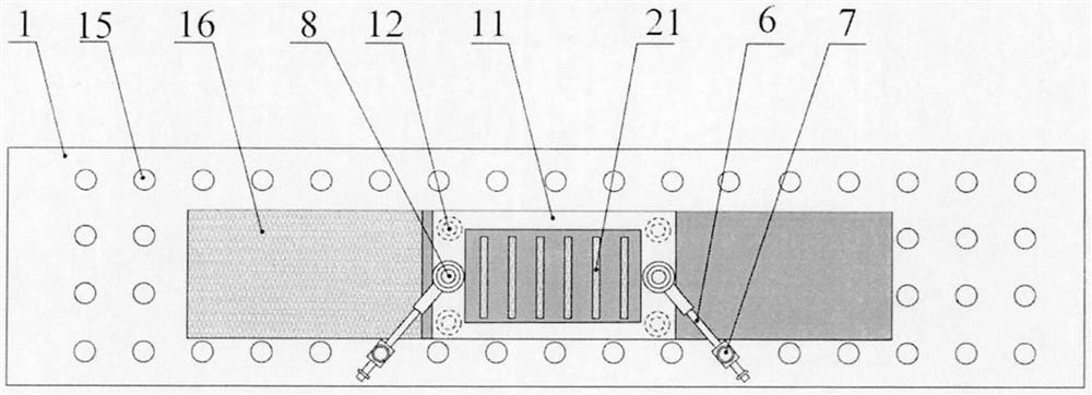 A controllable progressive loading and clamping device and method for laser joining of thermoplastic composite materials and light alloys