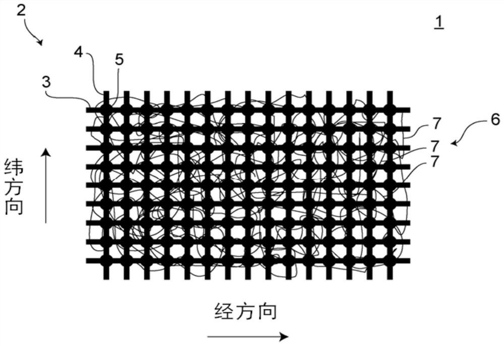 netting-for-building-material-use-and-manufacturing-method-for-same