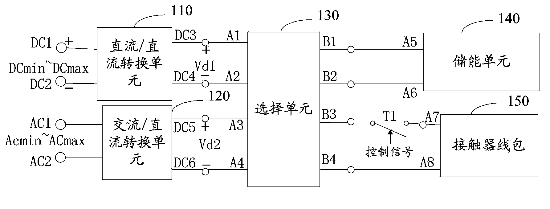 Power supply circuit of contactor coil