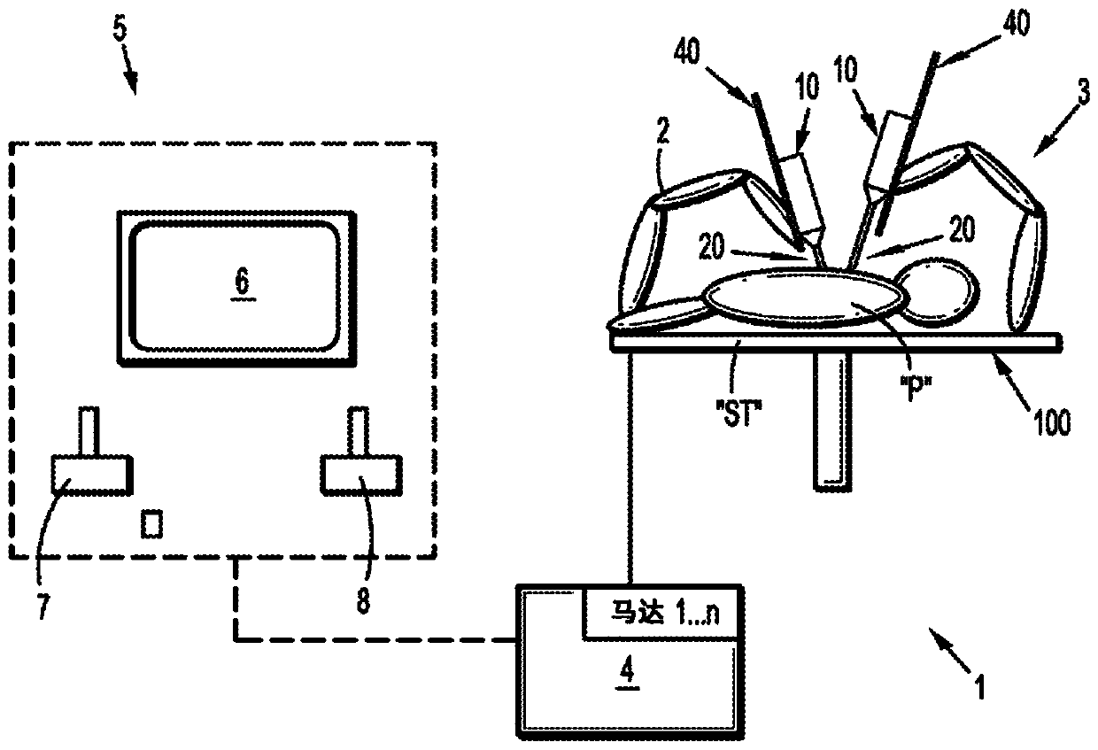 Operating table for robotic surgical systems