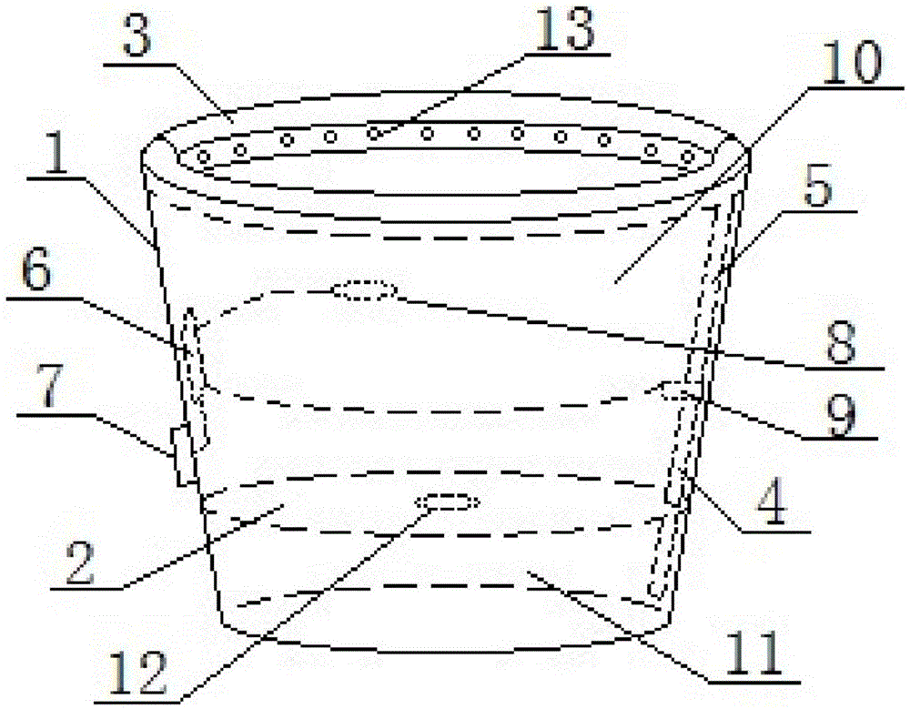 Water storage self-irrigation flower pot