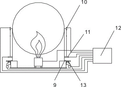 An automatic moving system for heat treatment pillars of spherical tanks