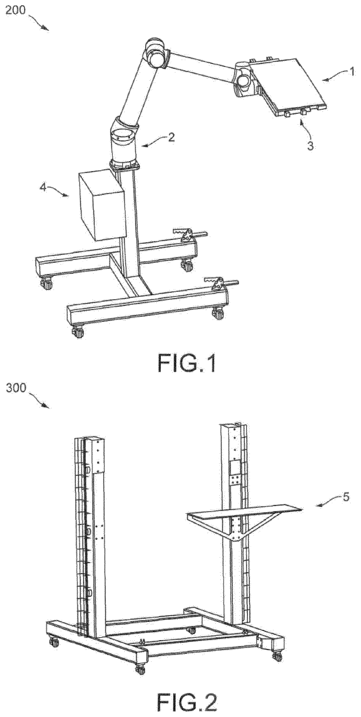 Modular production line and process for using it