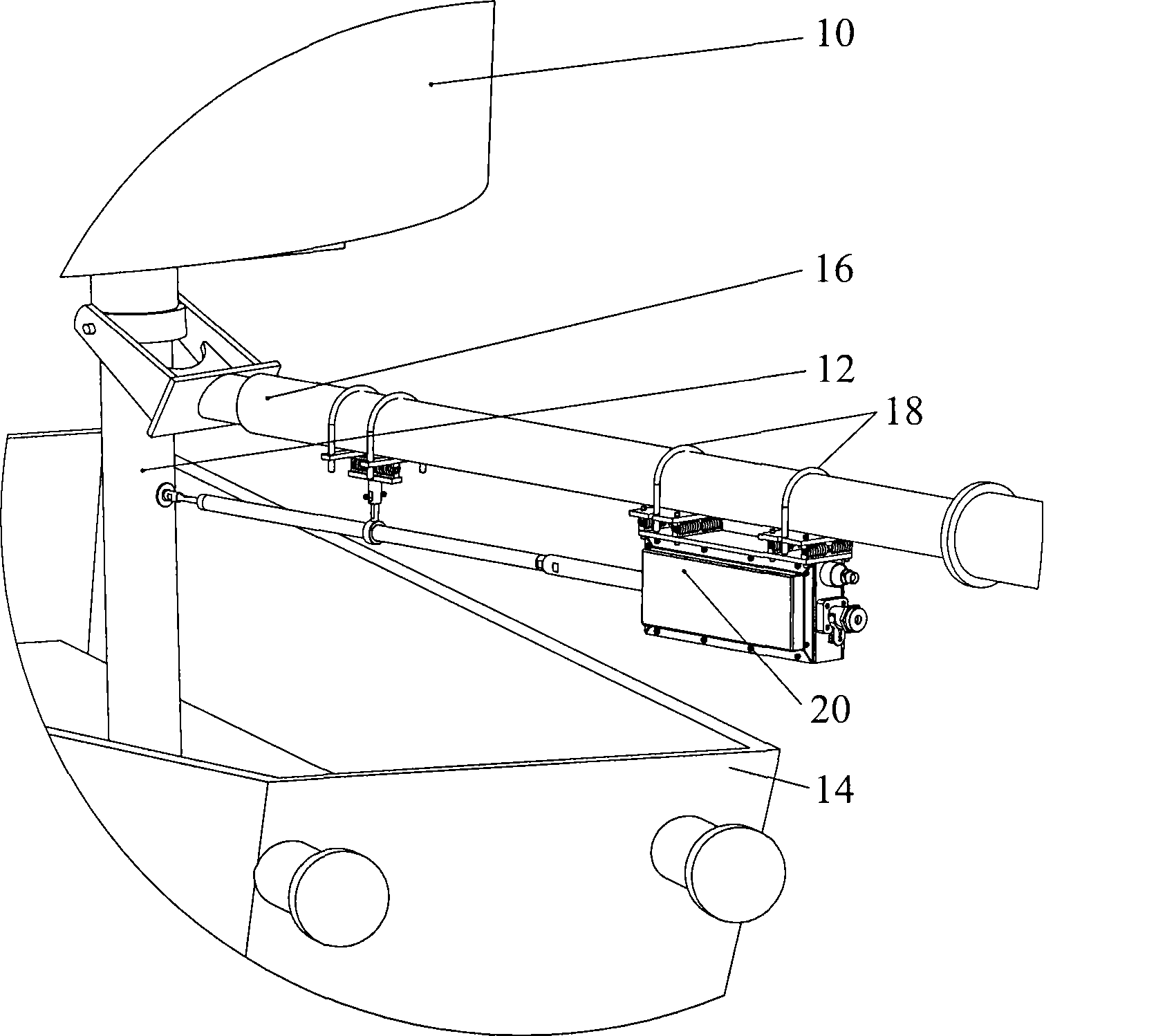 Detecting device of discharging slag from ladle