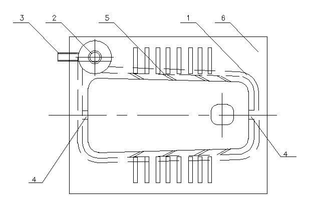 Flush ring of squatting pan with touch flush valve
