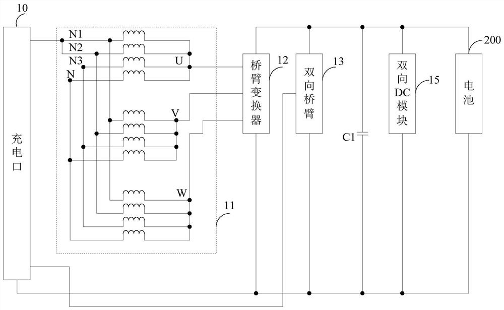 Energy conversion device, power system and vehicle