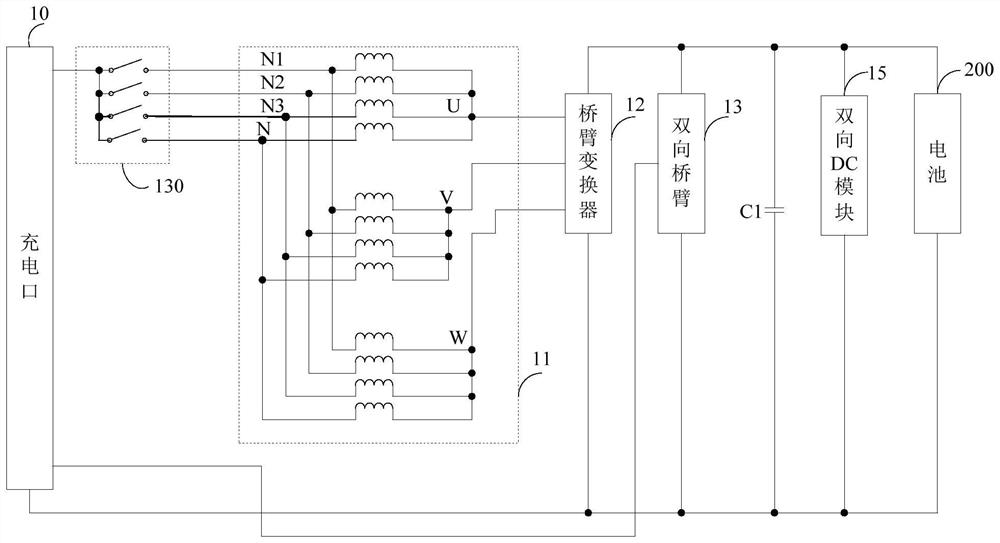 Energy conversion device, power system and vehicle