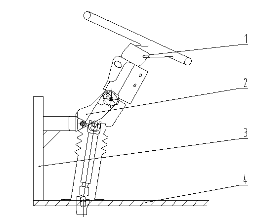 Novel steering tube column fixed support system
