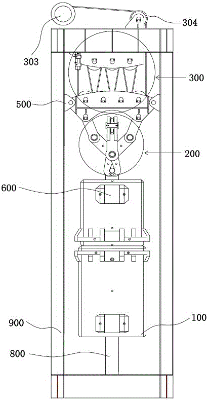 High-strain detection super-large hammer self-beating device and application method
