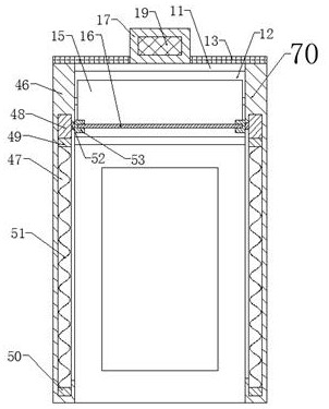 Insect-proof and rain-proof outdoor terminal box with sealing protection function