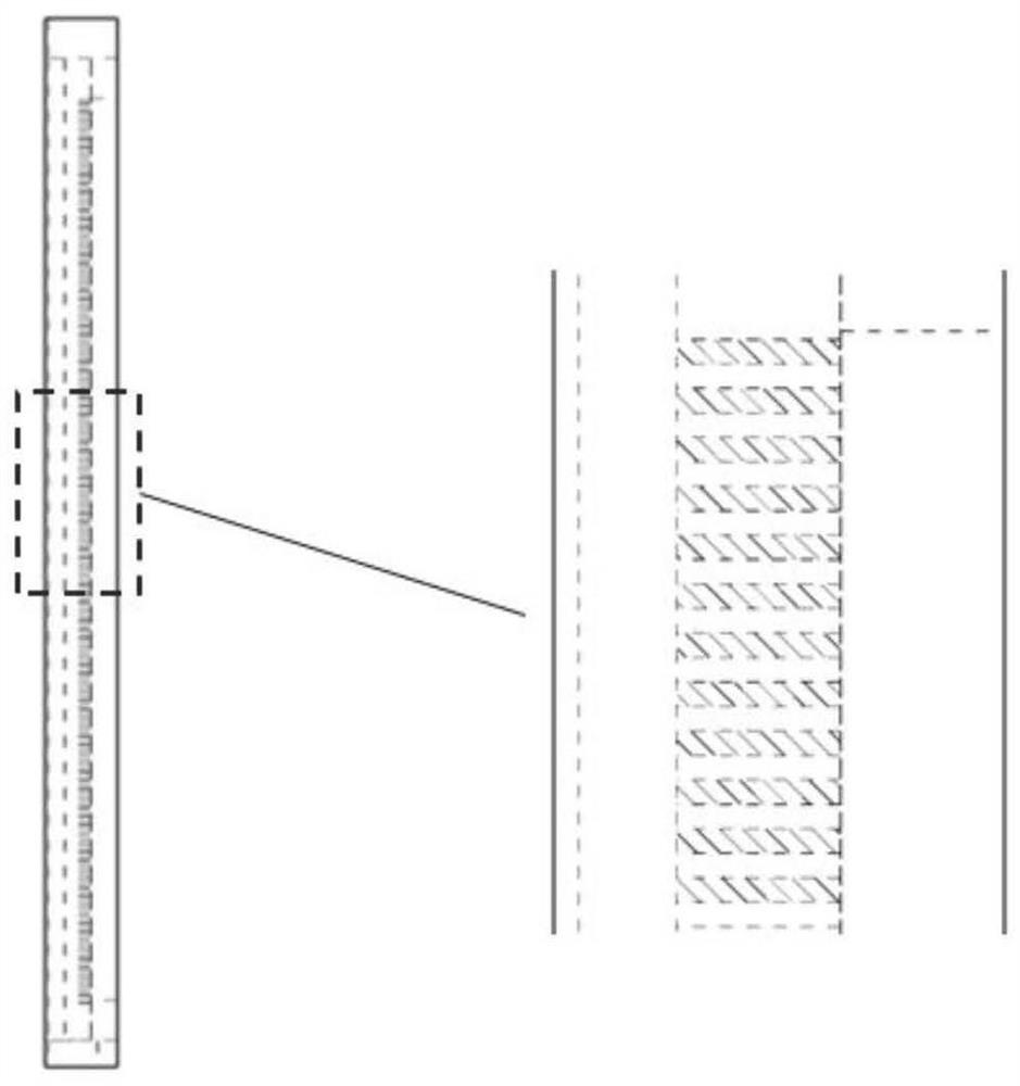 A small-scale enhanced heat transfer structure