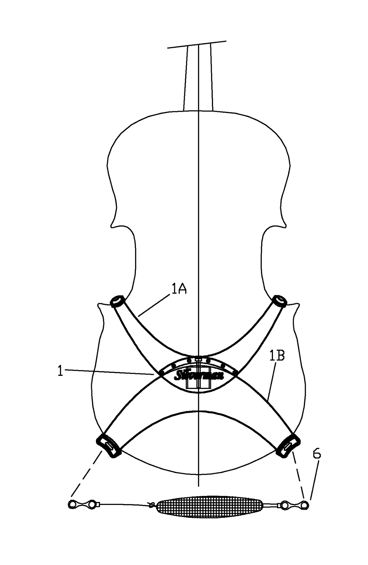 Harness for a violin or viola