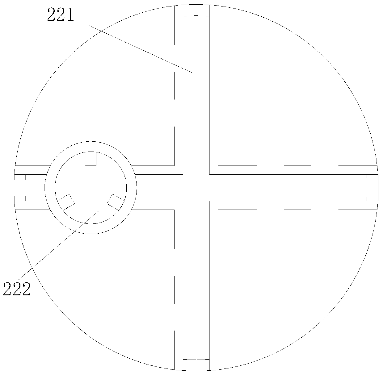 Device for processing transmission shaft used for ship