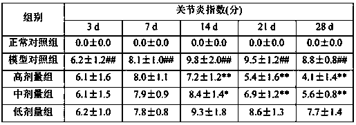 Traditional Chinese medicine composition for preventing and treating rheumatoid arthritis and preparation method thereof