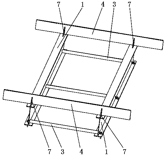 An installation and positioning method for an installation and positioning mechanism of a large-scale embedded bolt structure