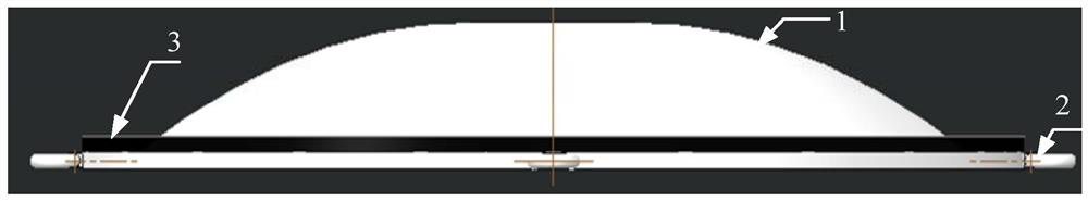 A flexible high-precision parabolic antenna and its preparation method