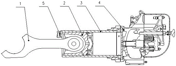 The power unit group that can be disassembled as a whole on the diesel engine