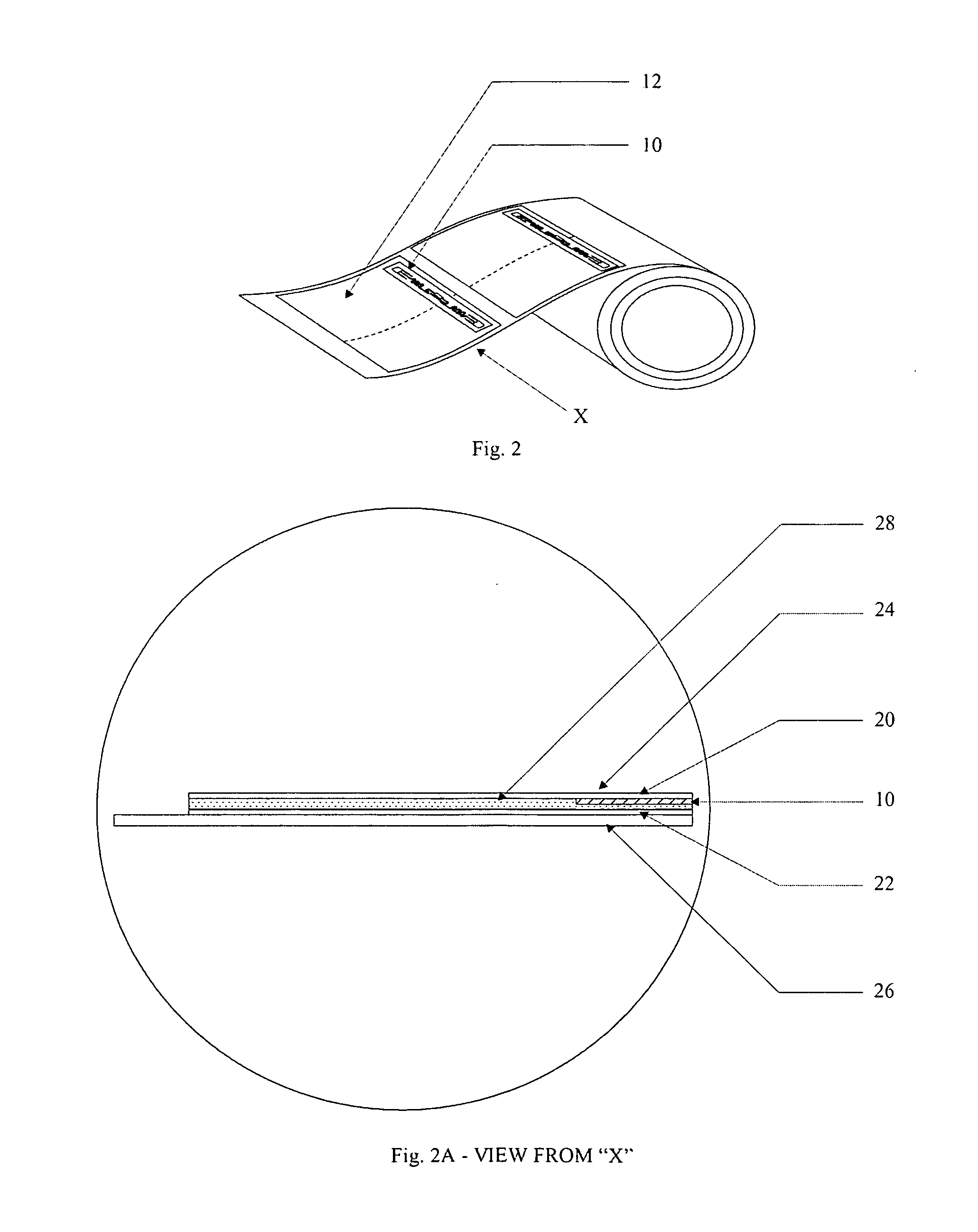 RFID label readable on surfaces which interferes with RF waves and method of manufacturing the same