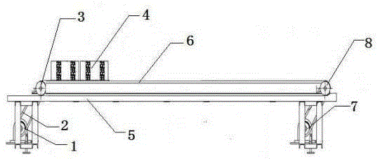 Block machining and conveying mechanism