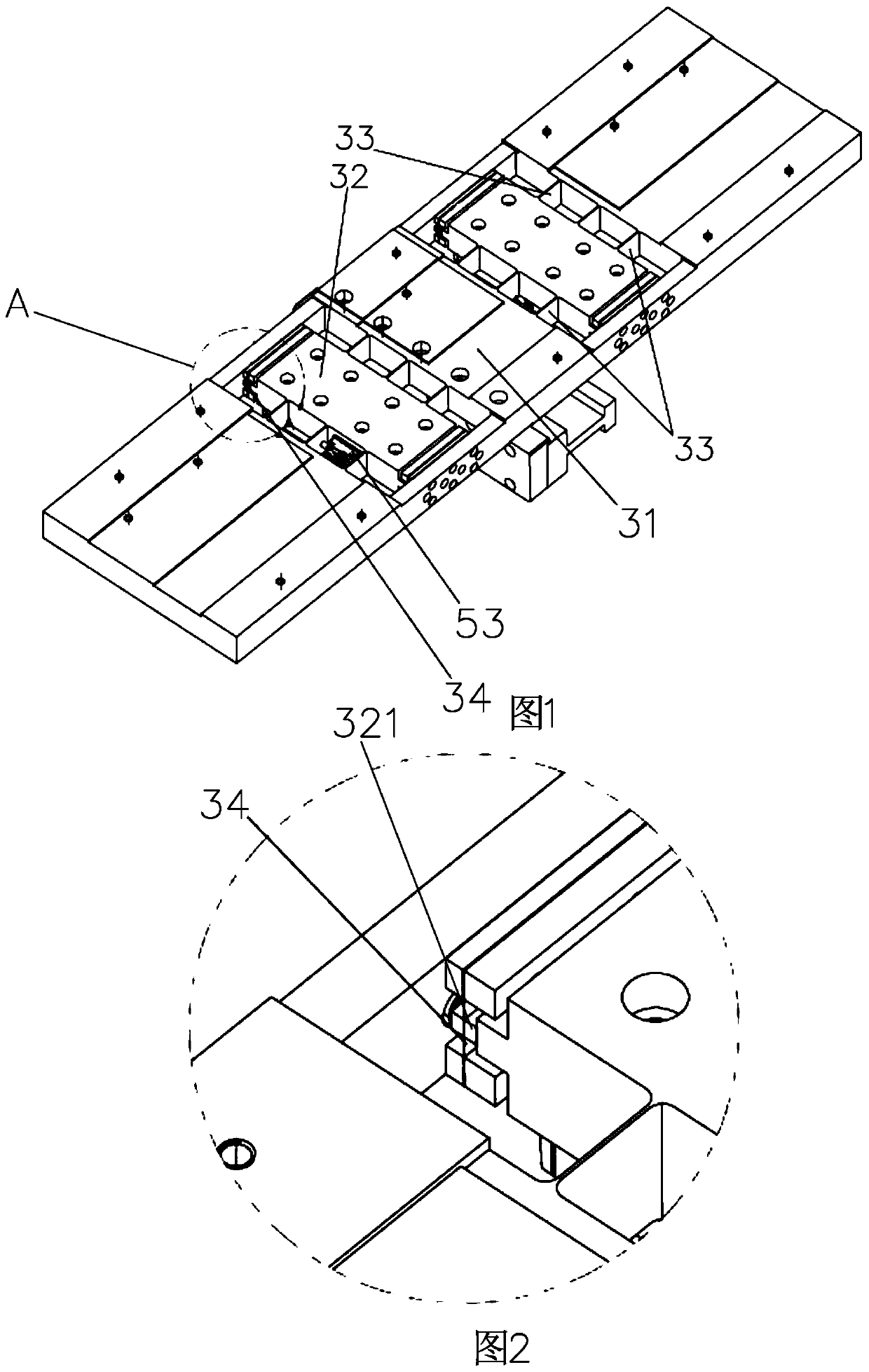 Compact rigid-flexible coupling platform connecting structure and multi-axis motion platform formed by same