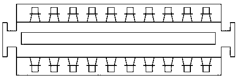 A tubular wastewater treatment device and method for treating wastewater