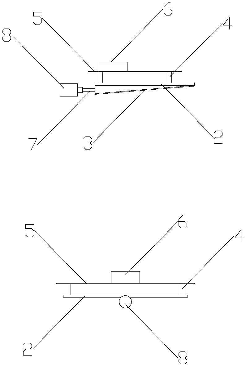 Ultrasonic material distribution structure