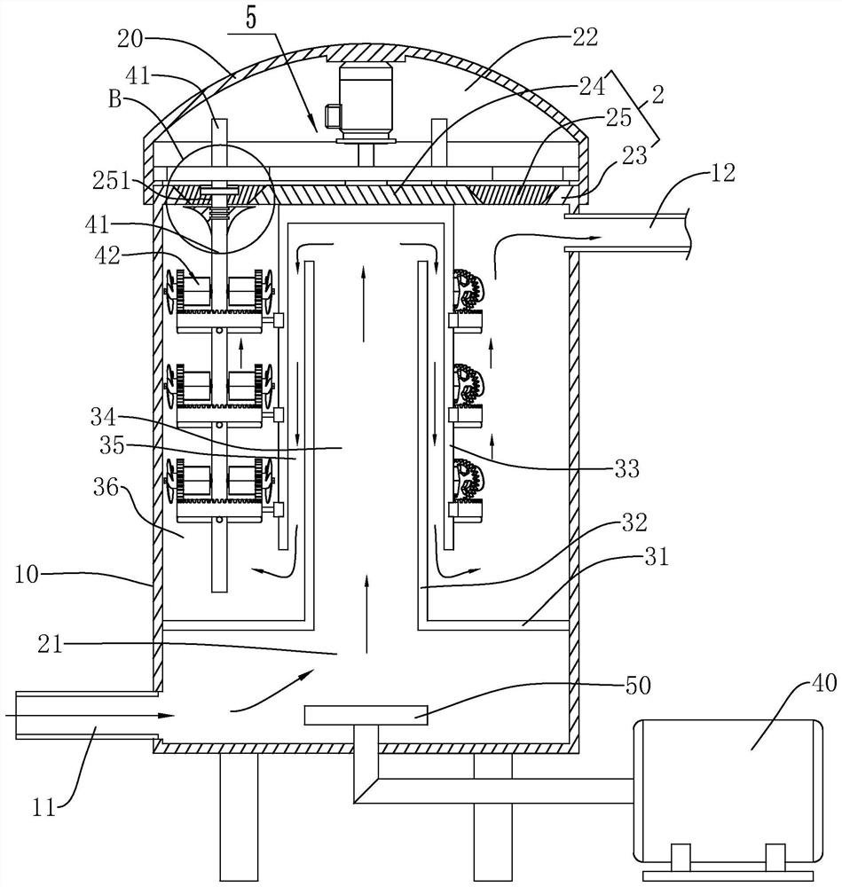 A kind of ozone catalytic oxidation tower reaction device