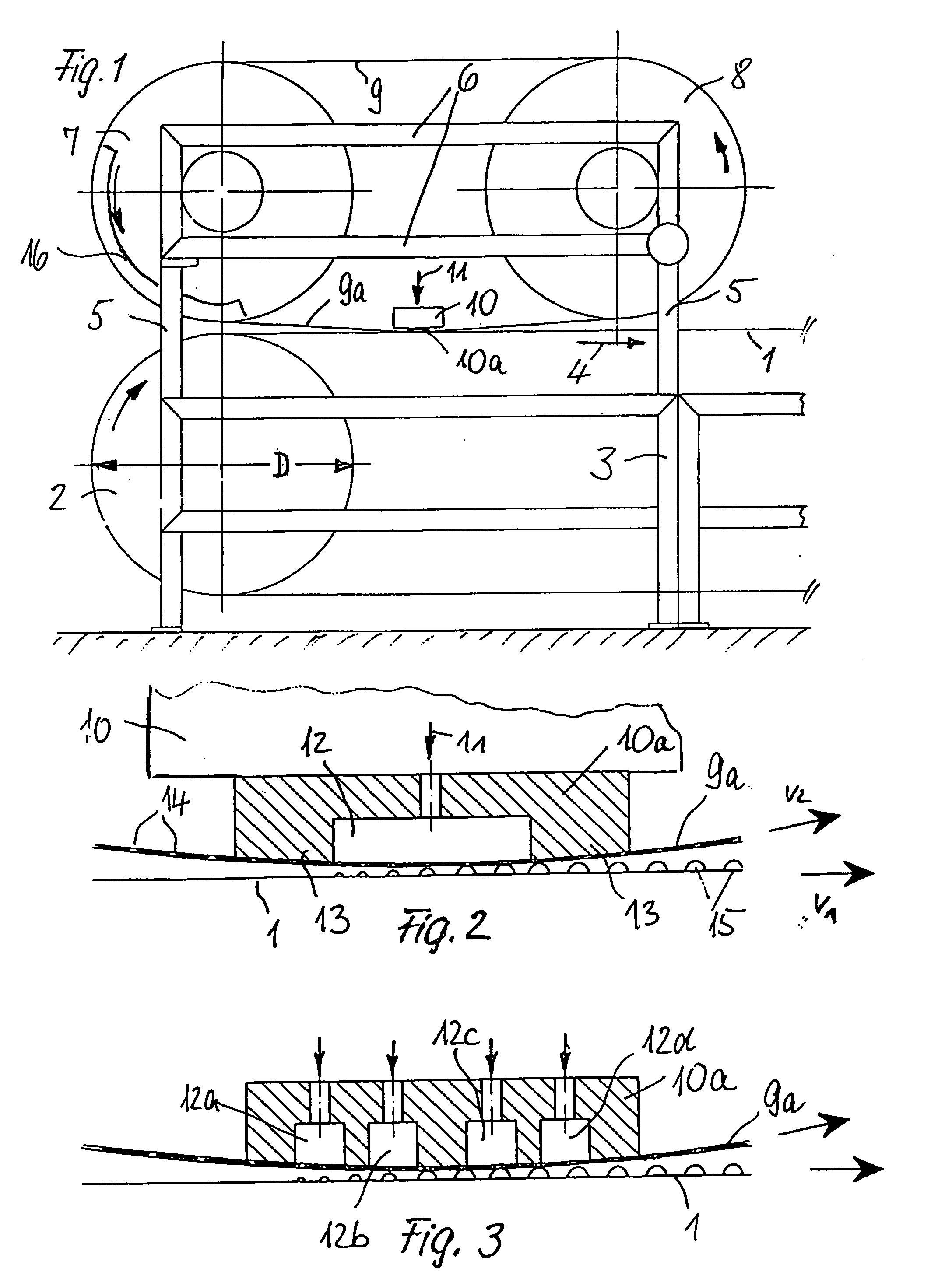 Device for producing granules