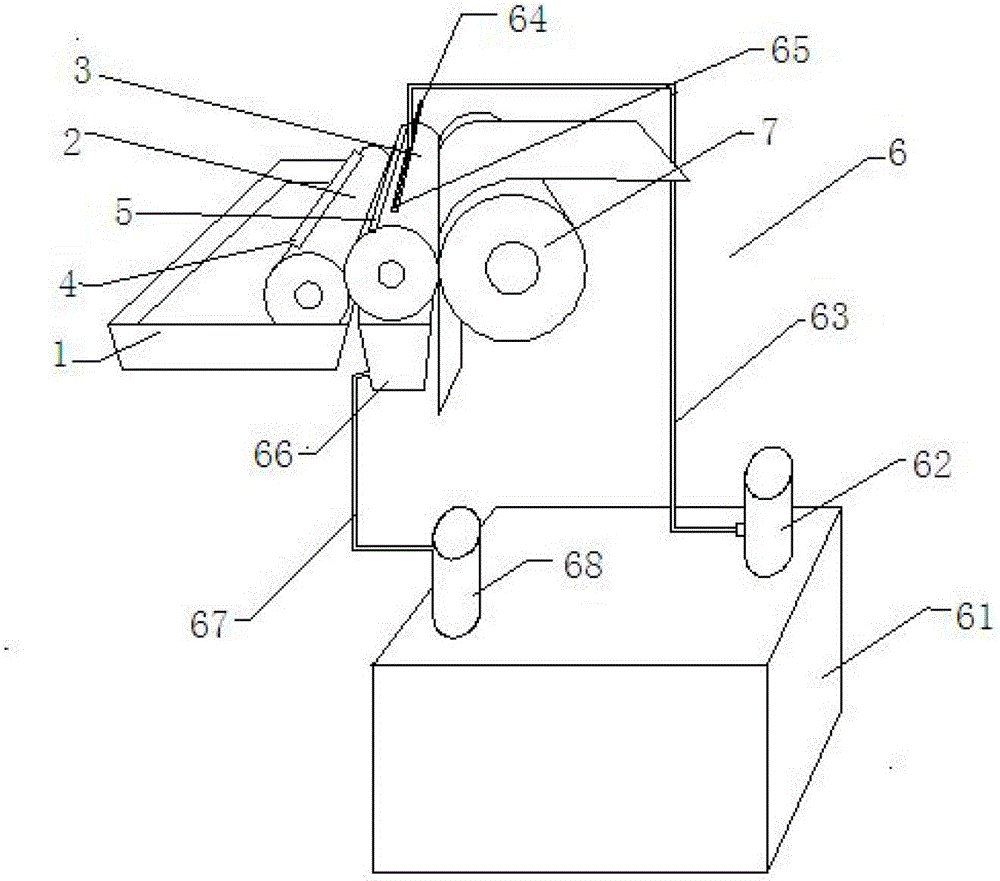 Roller coating production method for figure code insulating burglarproof door