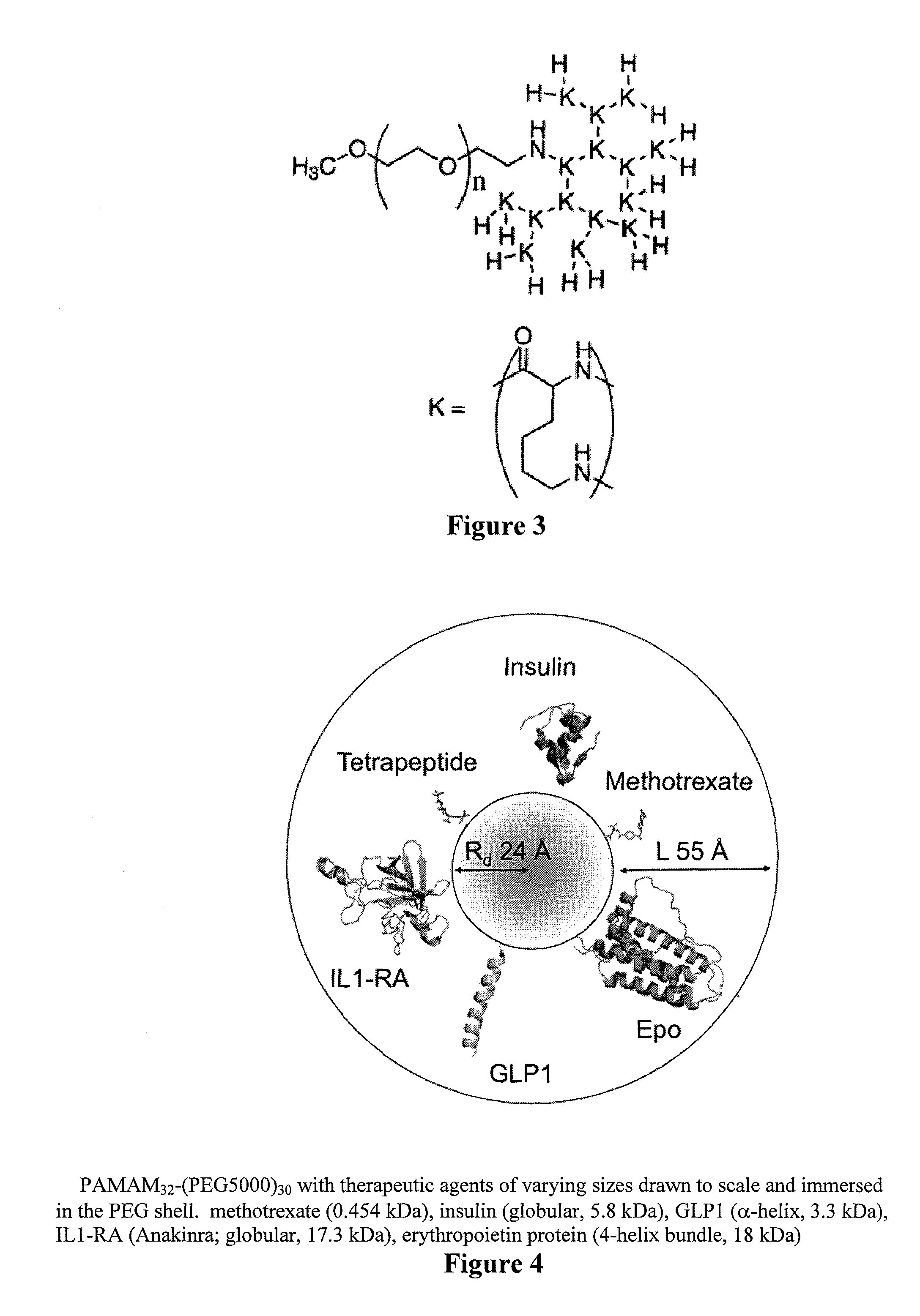 Controlled drug release from dendrimers
