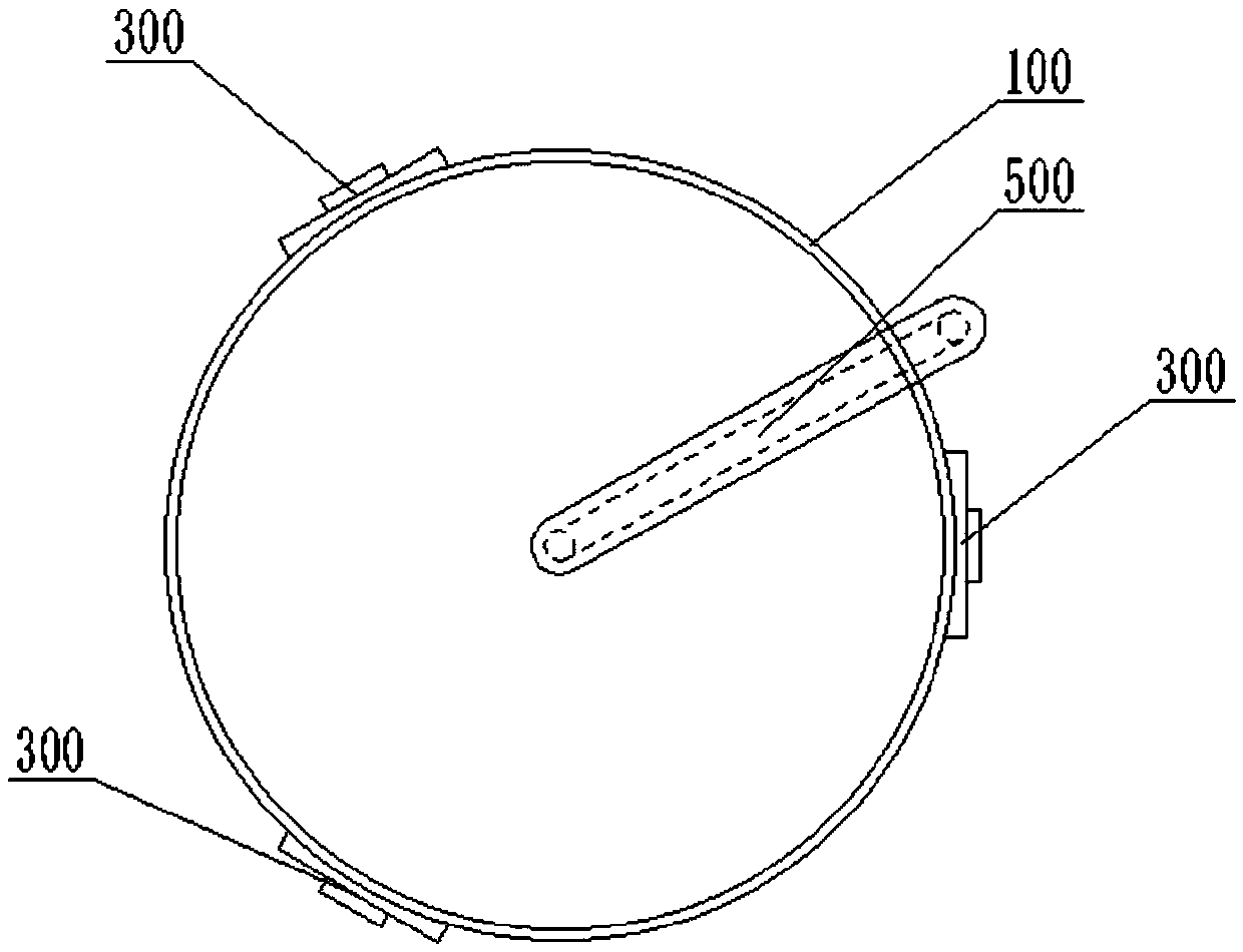 A test tube cleaning device for chemical experiments