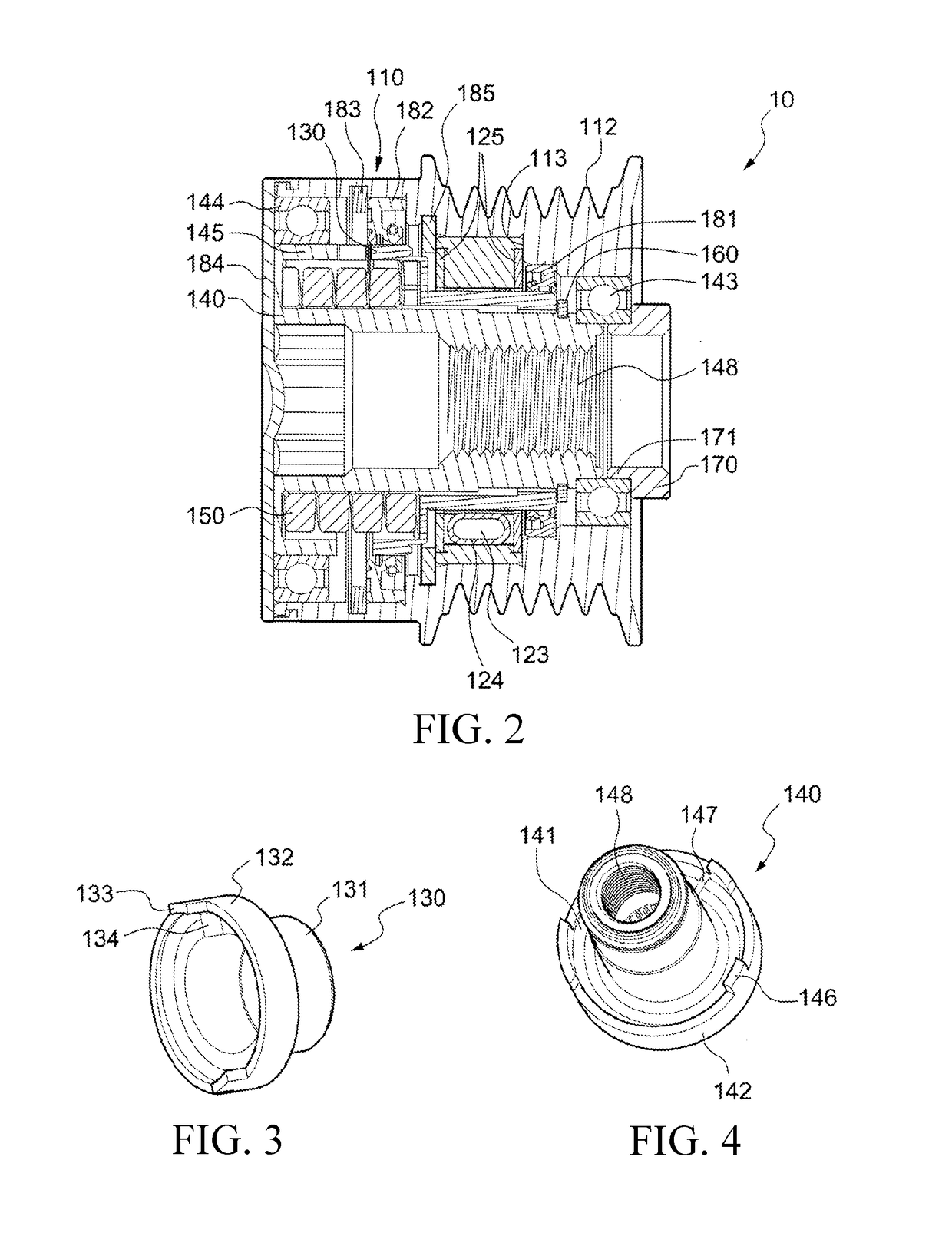 Pulley for alternator