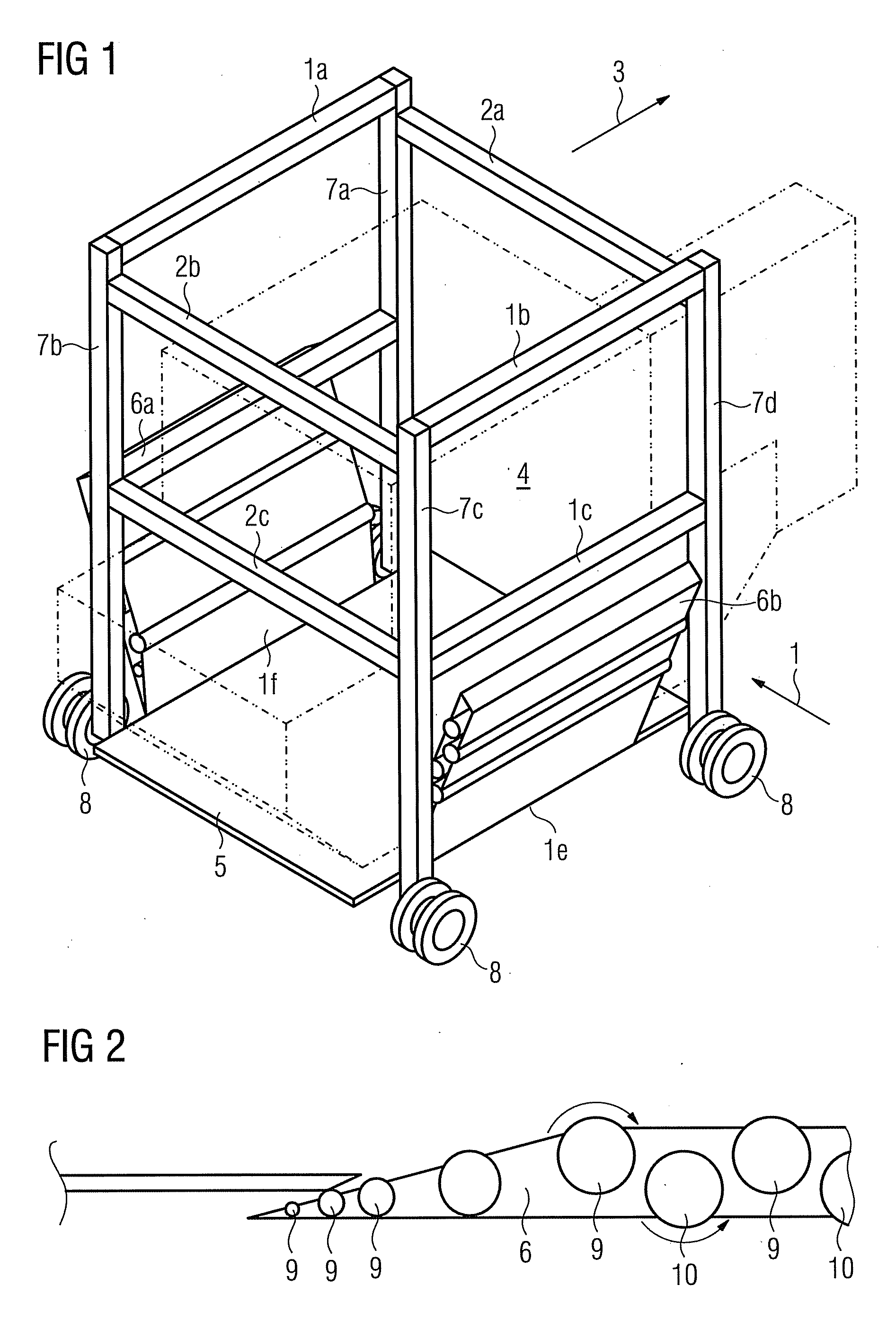 Transport vehicle for raising and transporting ULDs and cargo pallets