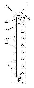 Belt slipping detecting device for gain winnowing-pan type elevator