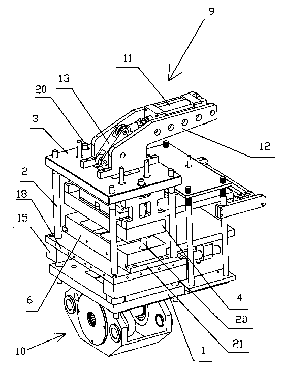 Blister forming machine