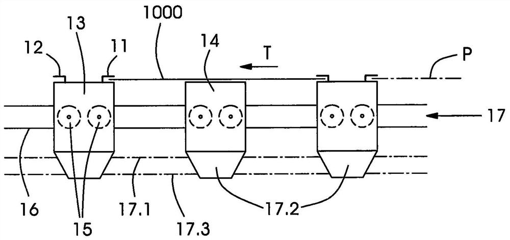 Conveyor system for sheet-shaped elements