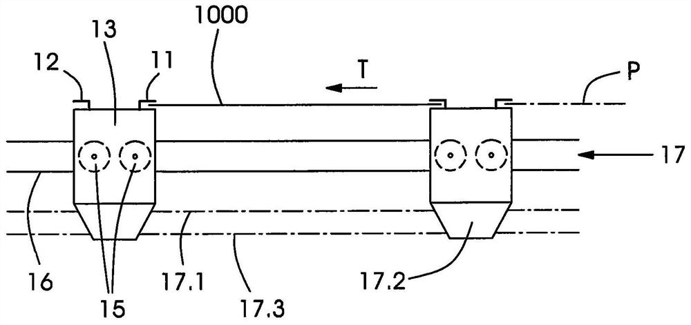 Conveyor system for sheet-shaped elements