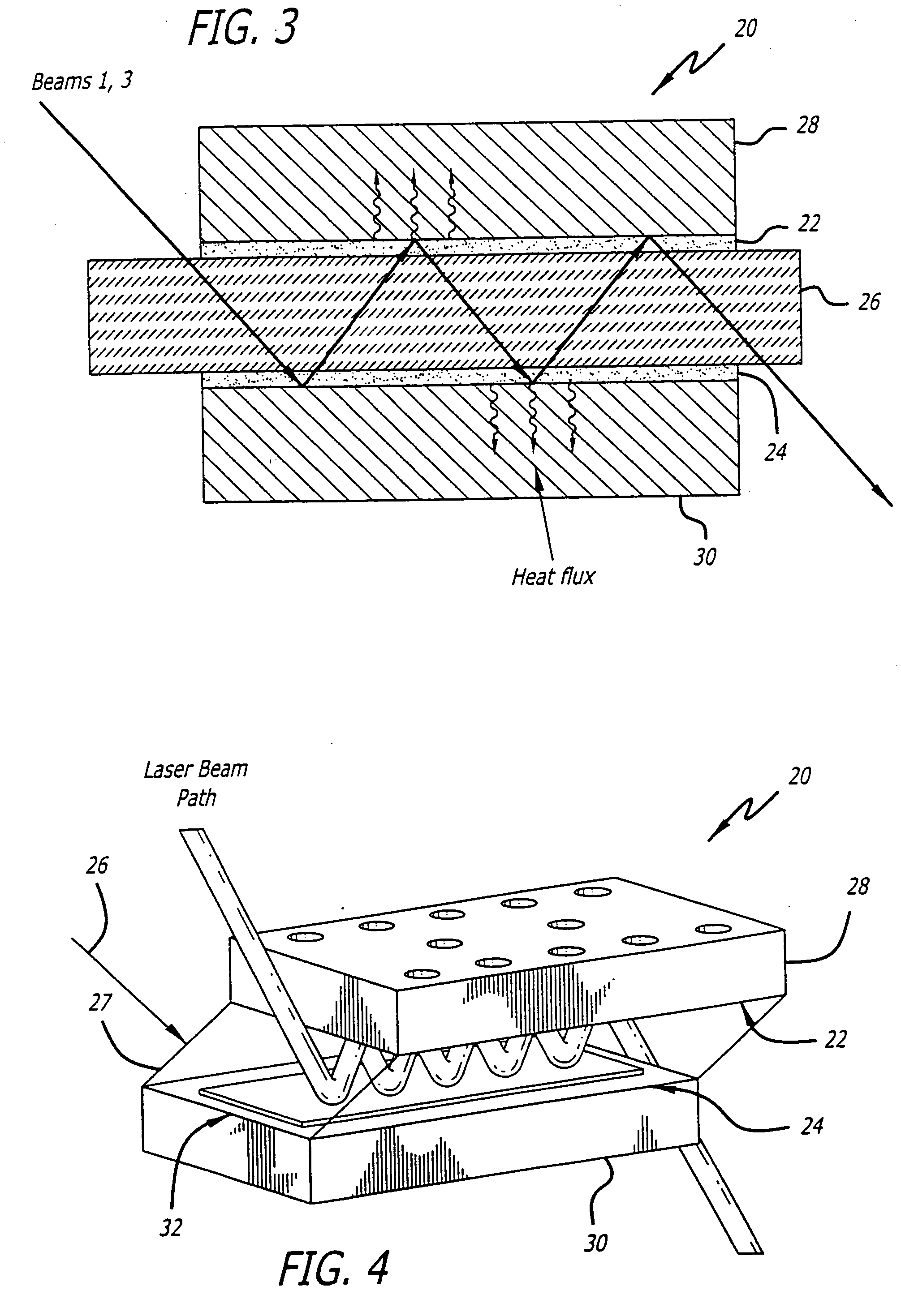 Conductively cooled liquid thermal nonlinearity cell for phase conjugation and method