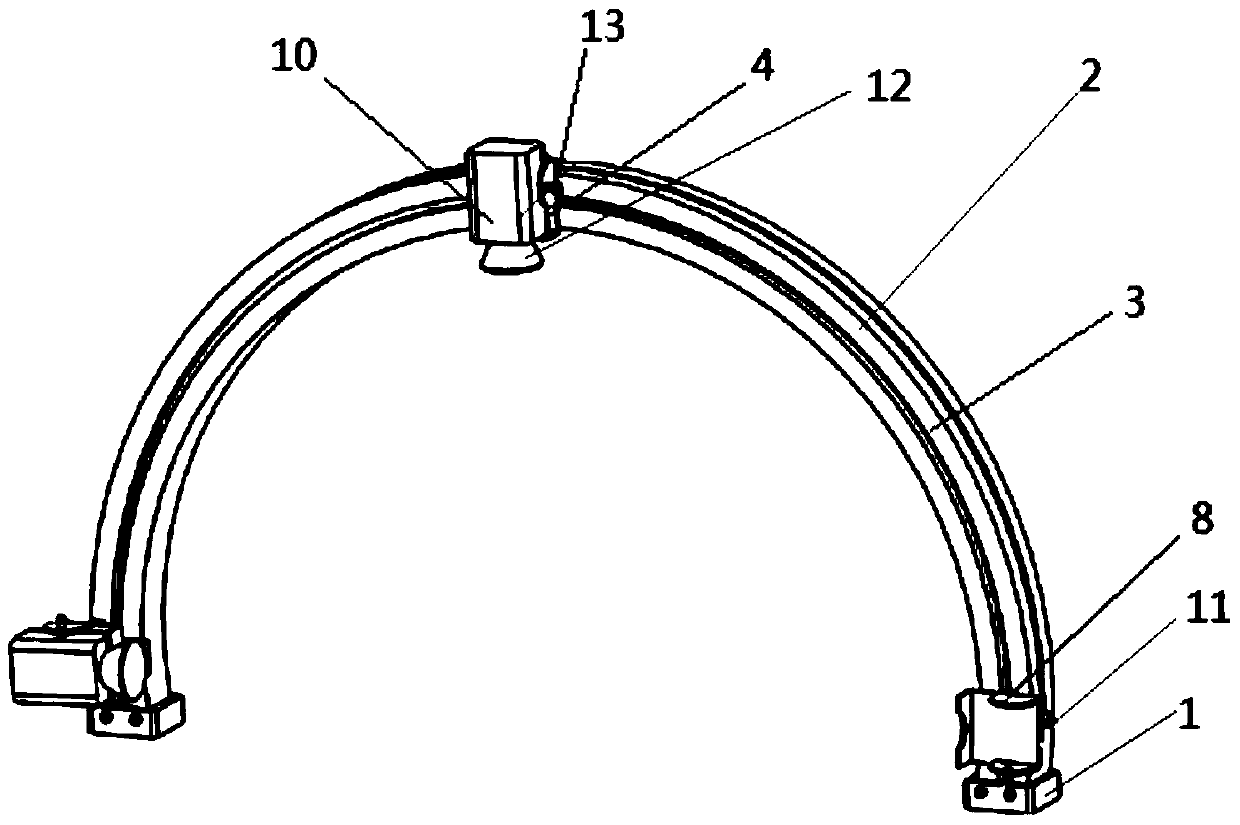 A Polar Coordinate Composite Camera Rack for Visual Inspection