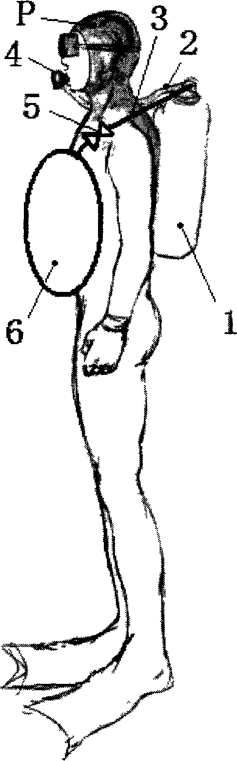 Life-saving device for assisting diver in floating upward quickly and using method thereof
