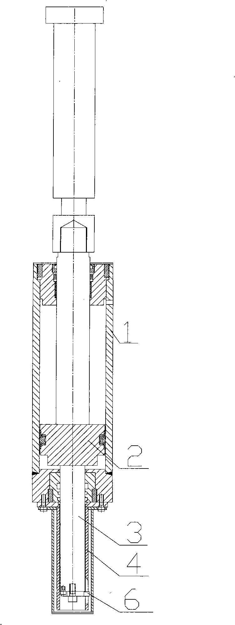 Machine-mould integrated tyre vulcanizing device