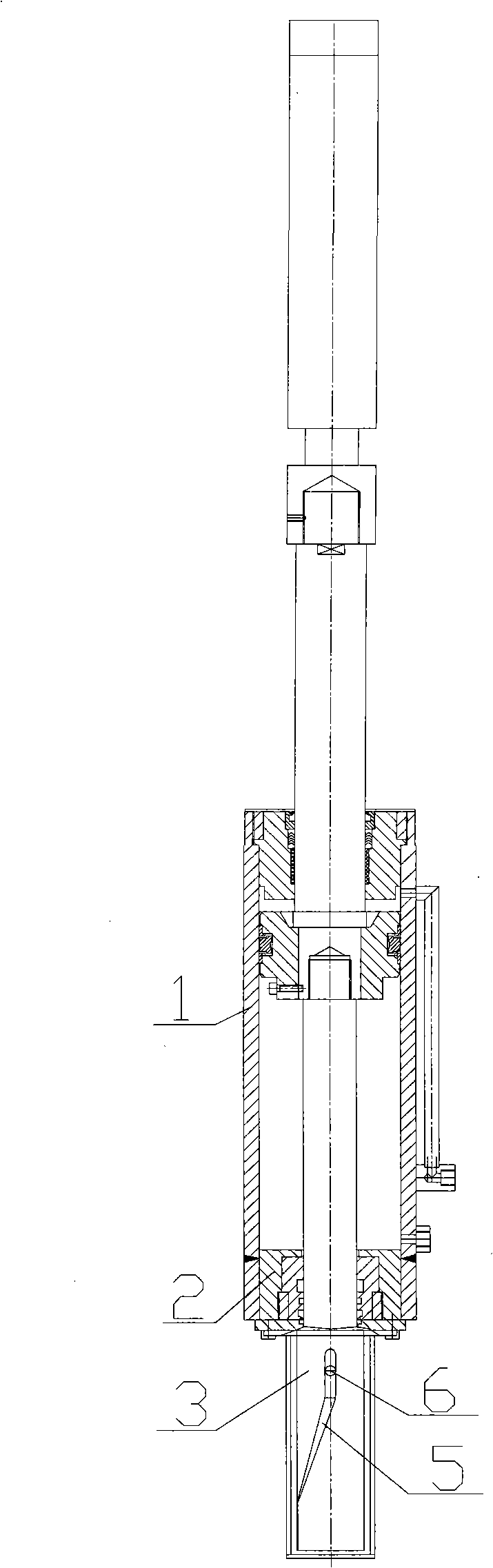 Machine-mould integrated tyre vulcanizing device