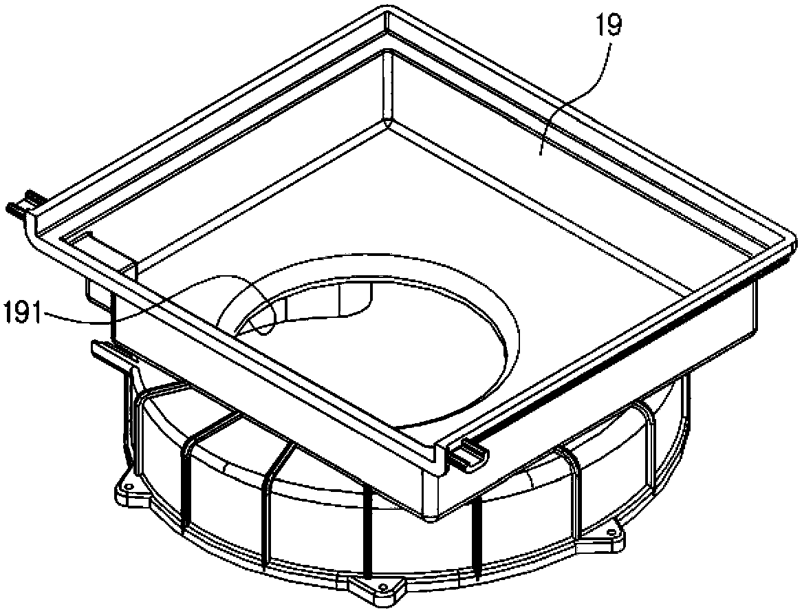 Ventilation device for vehicle air conditioner