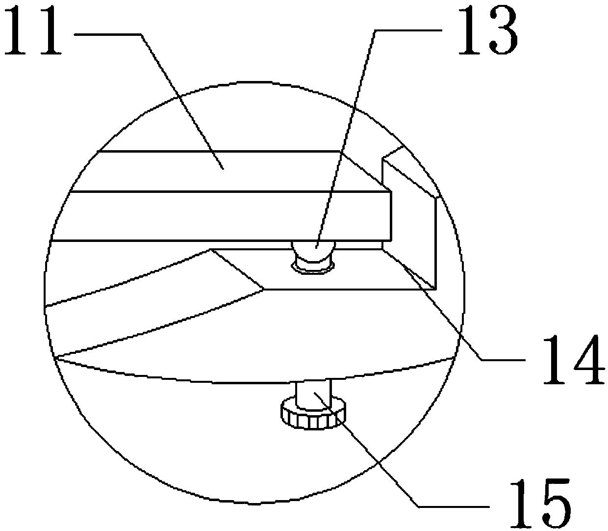 Clamping head structure used for industrial robot