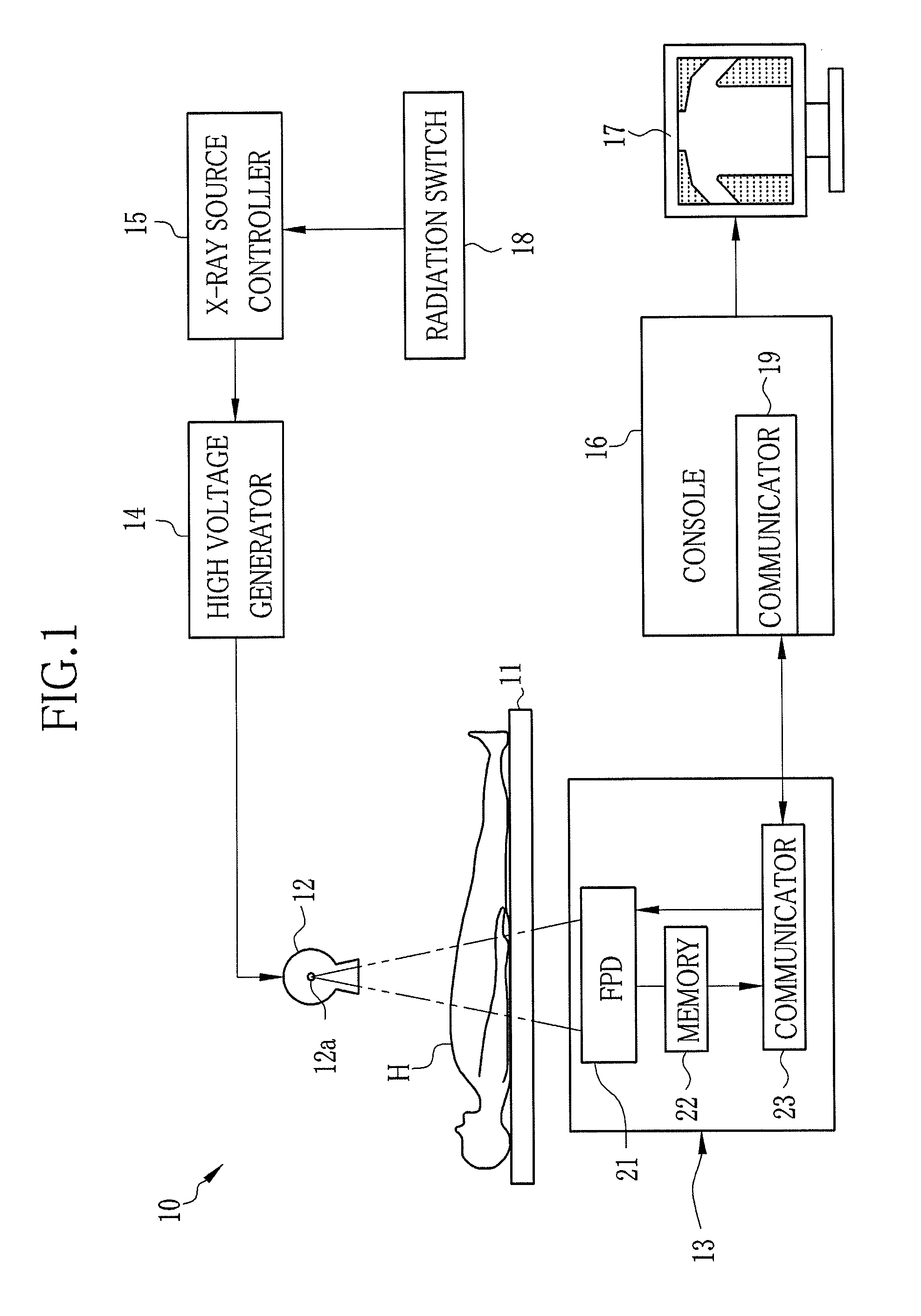 Radiographic image detector