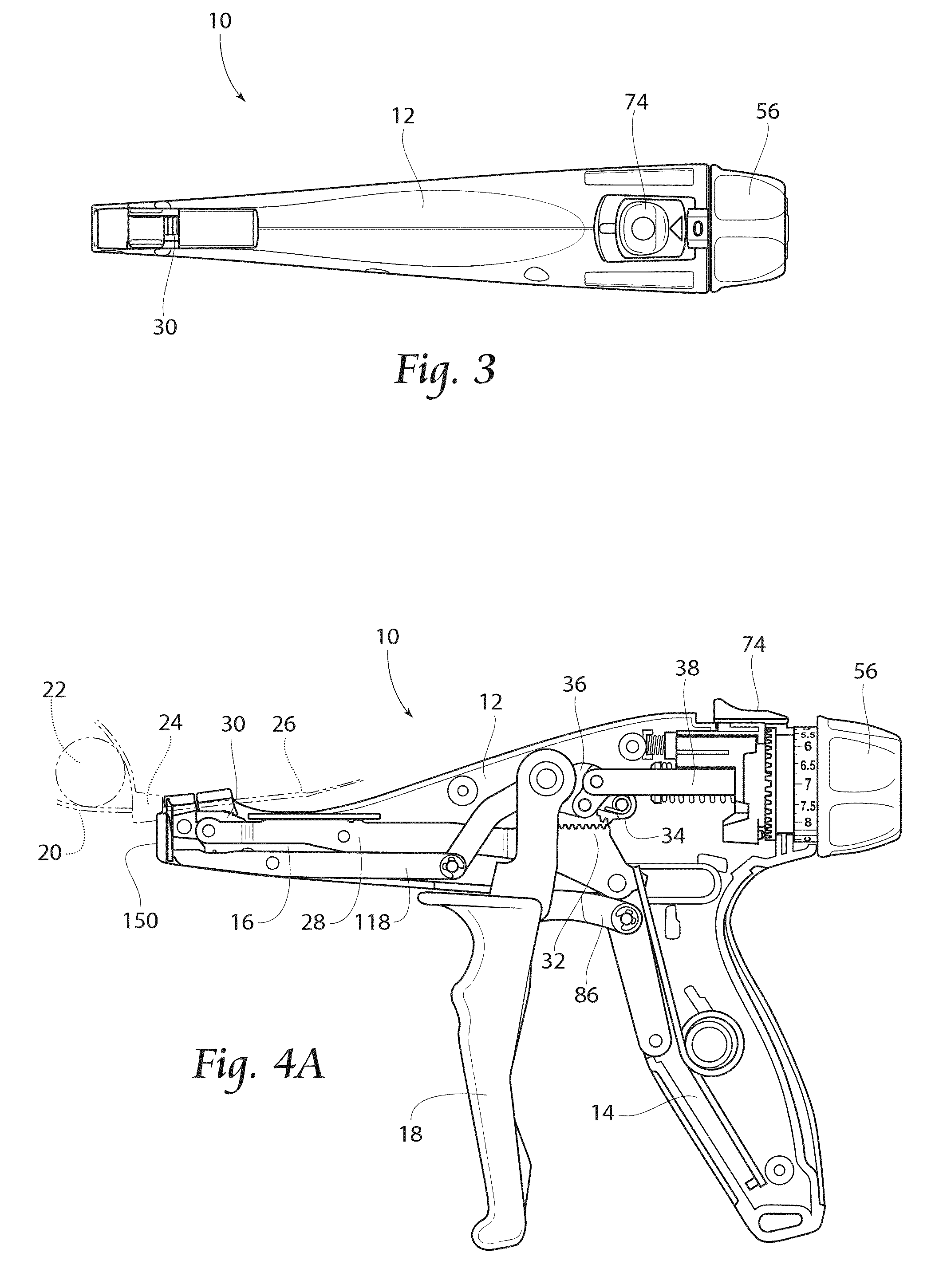 Cable tie tensioning and cut-off tool